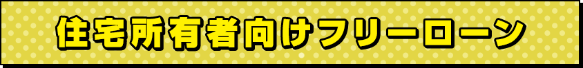 住宅所有者向けフリーローン